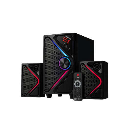 LUNAR - BLAST - 2.1 Speaker System With Bluetooth, USB & Remote Control