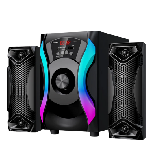 LUNAR - SPARK - 2.1 Speaker System With Bluetooth, USB & Remote Control