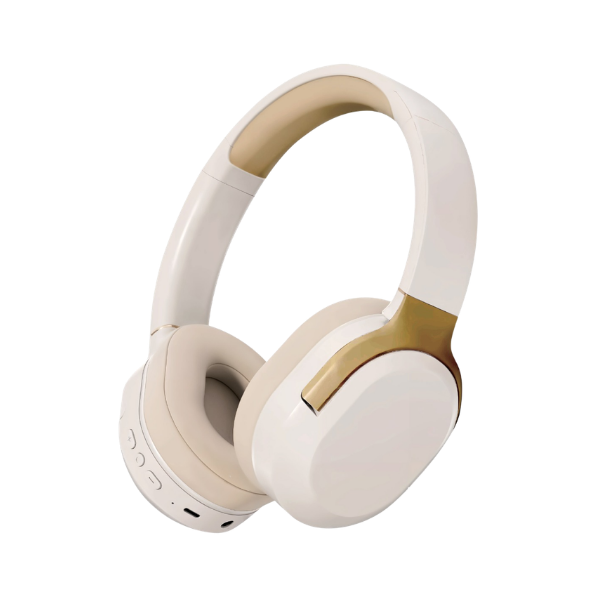Lunar Zync Wireless Bluetooth Headphones Over-Ear with Deep Bass, 10H Playtime, USB-C Charging & AUX Support