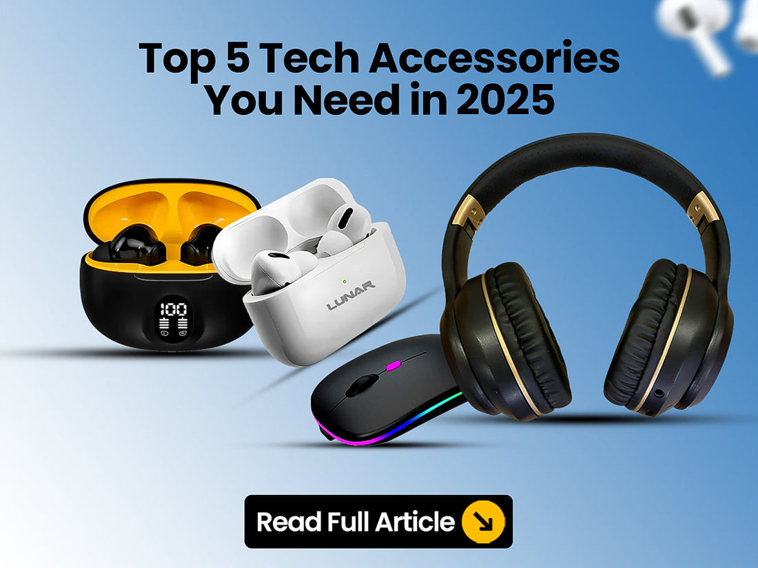 Top 5 Tech Accessories You Need in 2025 (And Why Lunar Leads the Pack)