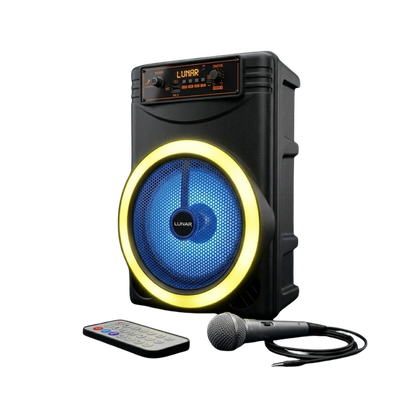 LR-801 Portable Trolley Bluetooth Speaker with FM Radio, USB & SD Card Support