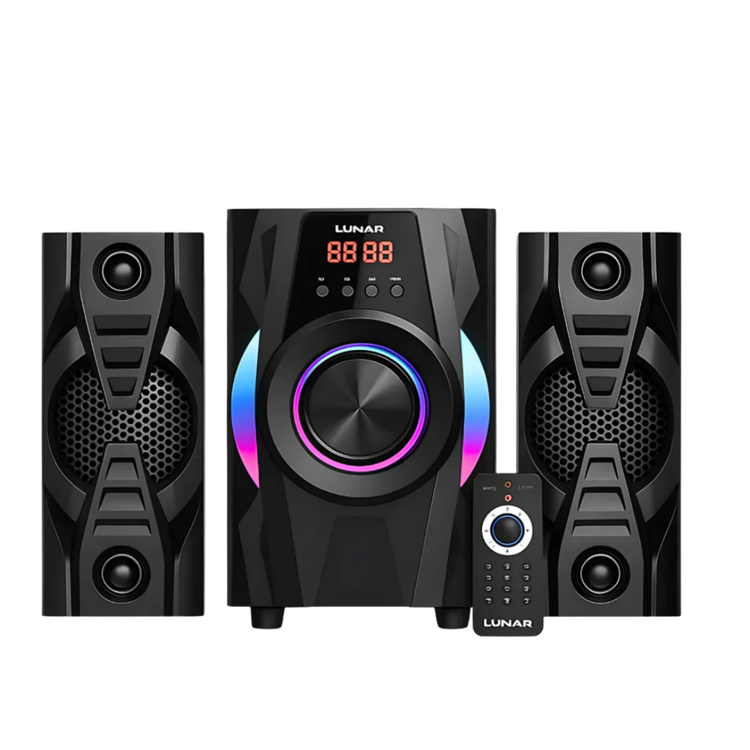 LUNAR - BLADE PLUS - 2.1 Speaker System With Bluetooth, USB & Remote Control
