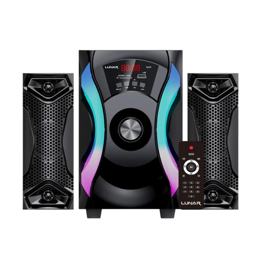 LUNAR - SPARK - 2.1 Speaker System With Bluetooth, USB & Remote Control