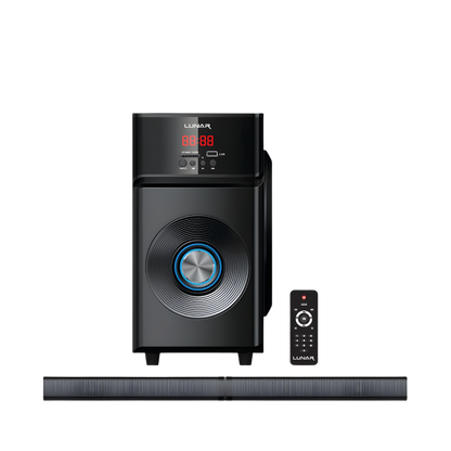 LUNAR - FLEX BAR - 2.1 Speaker System With Bluetooth, USB & Remote Control