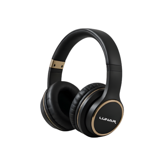 Lunar Ace Wireless Bluetooth Rechargeable Headphone with Mic for calling - Headset for Mobile and PC Users