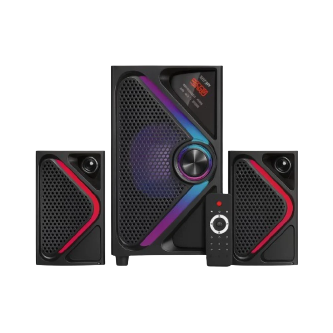 LUNAR - BLAST - 2.1 Speaker System With Bluetooth, USB & Remote Control