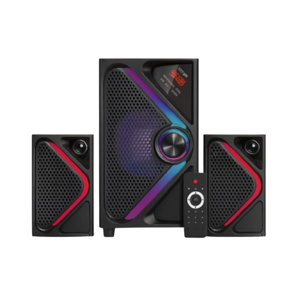 LUNAR - BLAST - 2.1 Speaker System With Bluetooth, USB & Remote Control