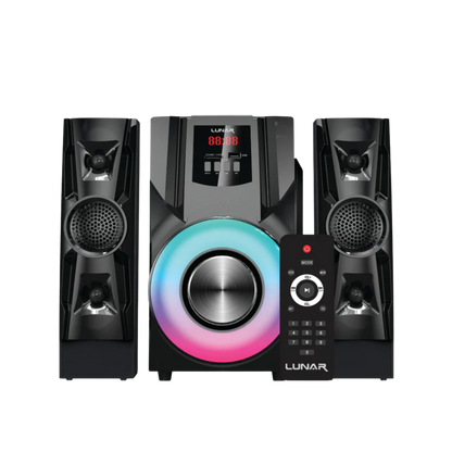 LUNAR - FUSION - 2.1 Speaker System With Bluetooth, USB & Remote Control