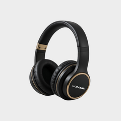 Lunar Ace - Wireless - Bluetooth - Rechargeable - Headphone with Mic for calling - Headset for Mobile and PC Users (Black)