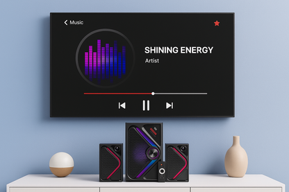 LUNAR - BLAST - 2.1 Speaker System  with Bluetooth, USB & Remote Control