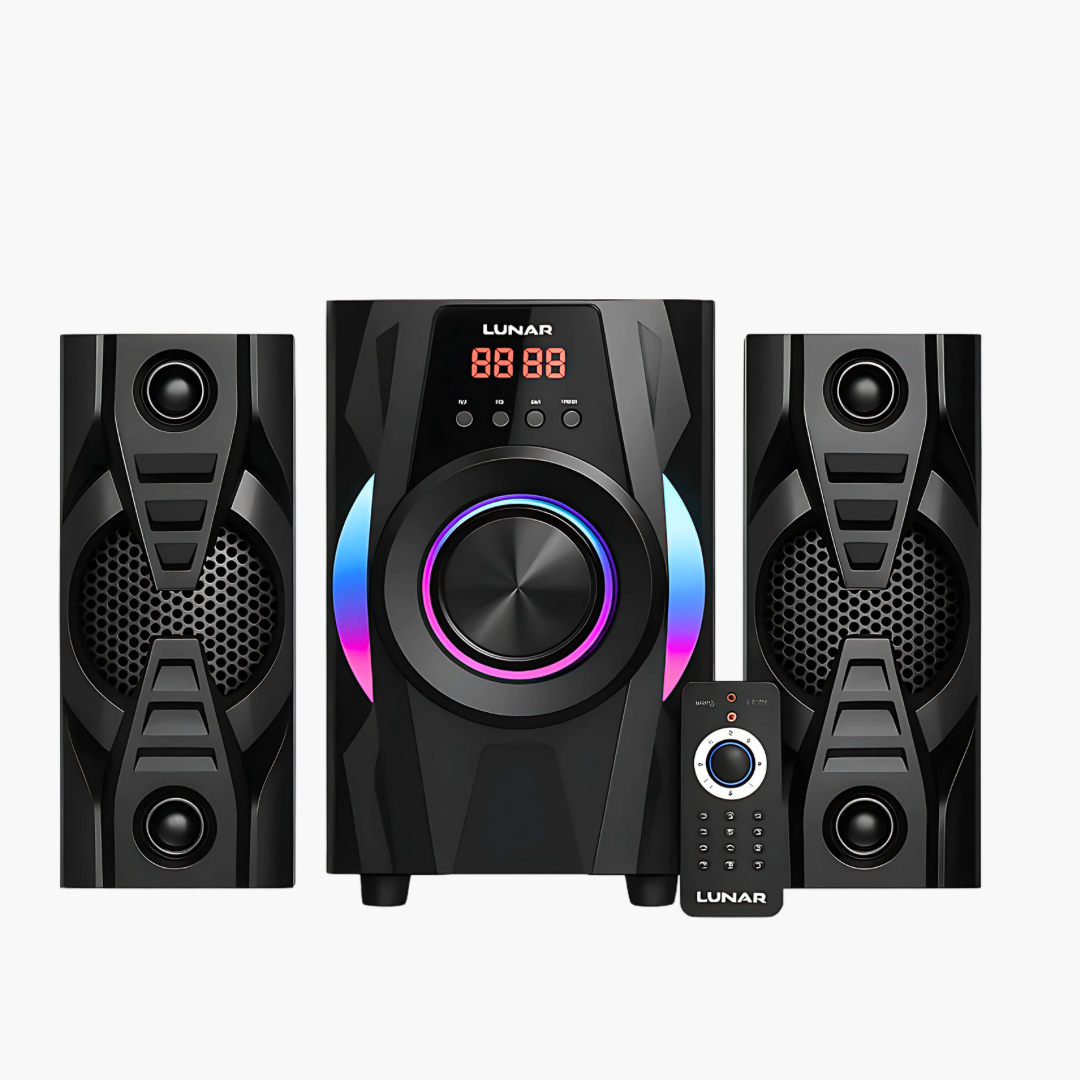 LUNAR - BLADE PLUS - 2.1 Speaker System  with Bluetooth, USB & Remote Control