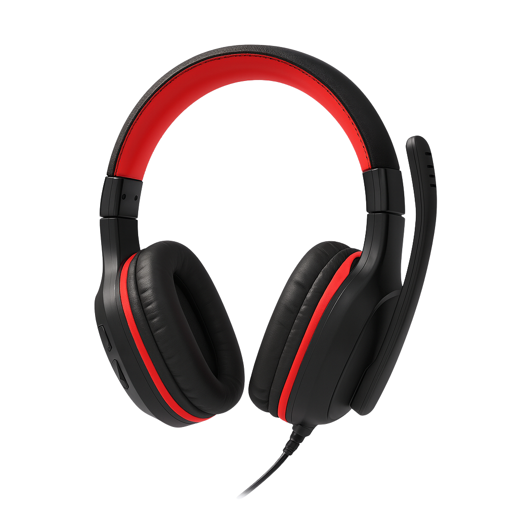 Lunar Mars Wired Gaming Headphone with Mic - For Mobile , PC ,Tablets, Laptop, PS4, PS5, Xbox One
