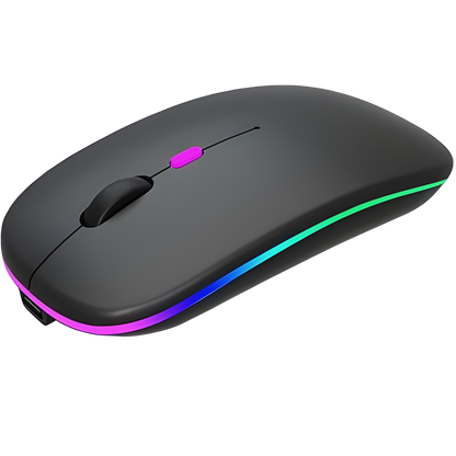 LUNAR LR161 Dual-Mode, Wireless + Bluetooth Mouse – Silent Click, Smooth Tracking