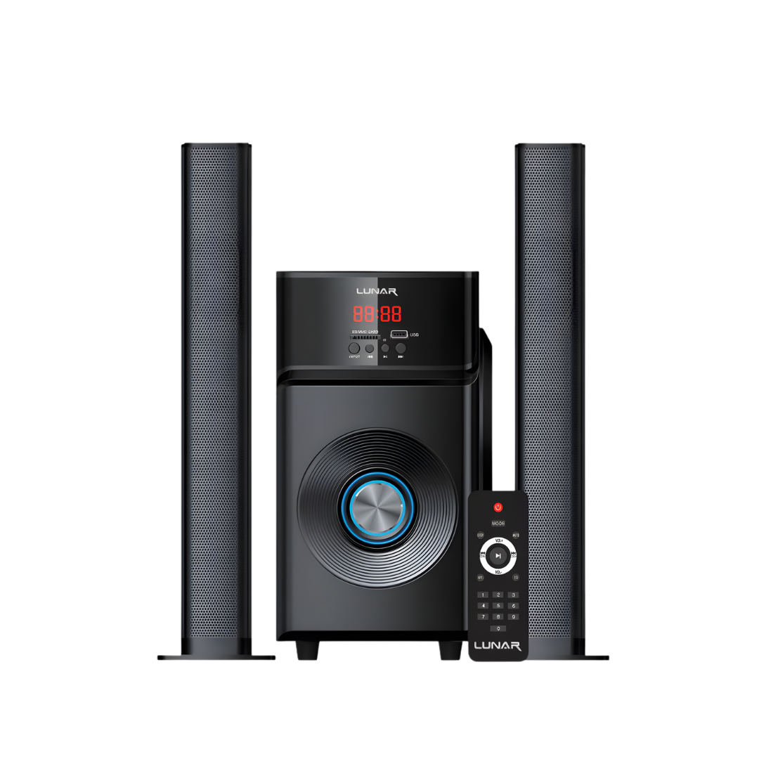 LUNAR - FLEX BAR - 2.1 Speaker System With Bluetooth, USB & Remote Control