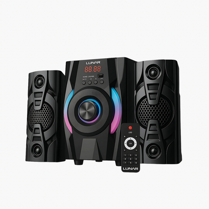 LUNAR - BLADE PLUS - 2.1 Speaker System  with Bluetooth, USB & Remote Control