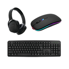 Lunar Mouse, Keyboard & Headphone Combo | Best Value Deal