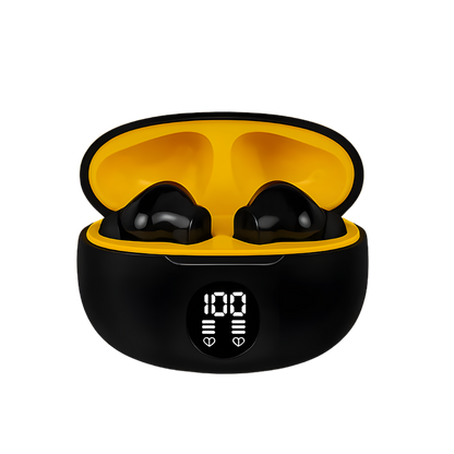 Lunar Ultra Pods Wireless Earbuds Black & White