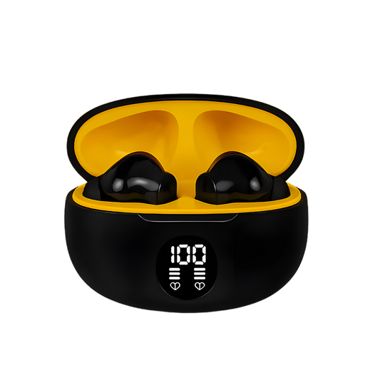 Lunar Ultra Pods Wireless Earbuds Black & White