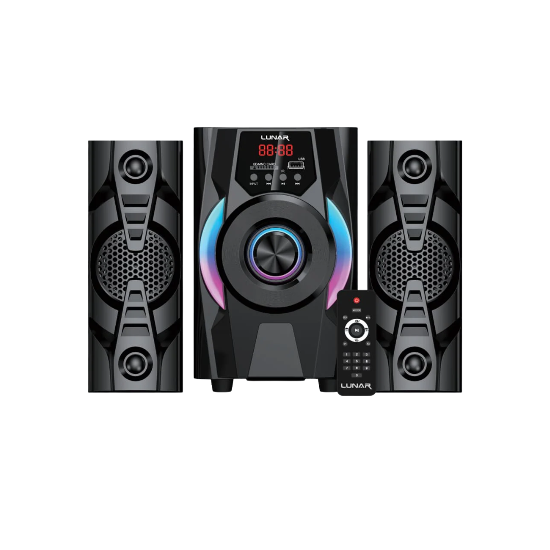 LUNAR - BLADE PLUS - 2.1 Speaker System With Bluetooth, USB & Remote Control