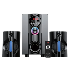 LUNAR - AQUA - 2.1 Speaker System With Bluetooth, USB & Remote Control