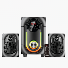 LUNAR - ALPHA - 2.1 Speaker System  with Bluetooth, USB & Remote Control