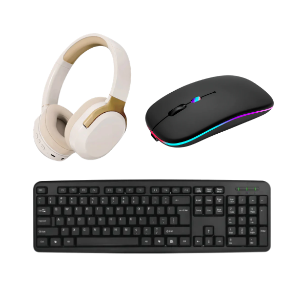 Lunar Mouse, Keyboard & Headphone Combo | Best Value Deal