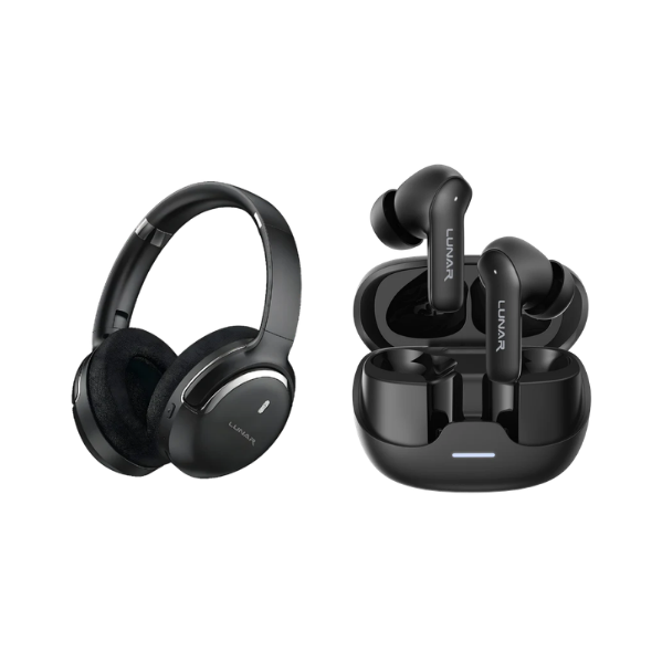 Lunar Wireless Headphone & Earbuds Combo | Best Value Deal