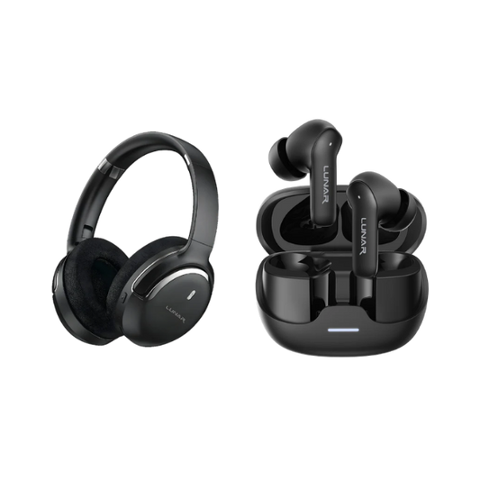 Lunar Wireless Headphone & Earbuds Combo | Best Value Deal