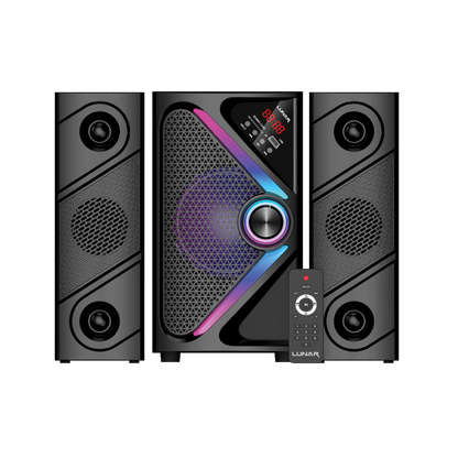 LUNAR - BLAST+ - 2.1 Speaker System With Bluetooth, USB & Remote Control