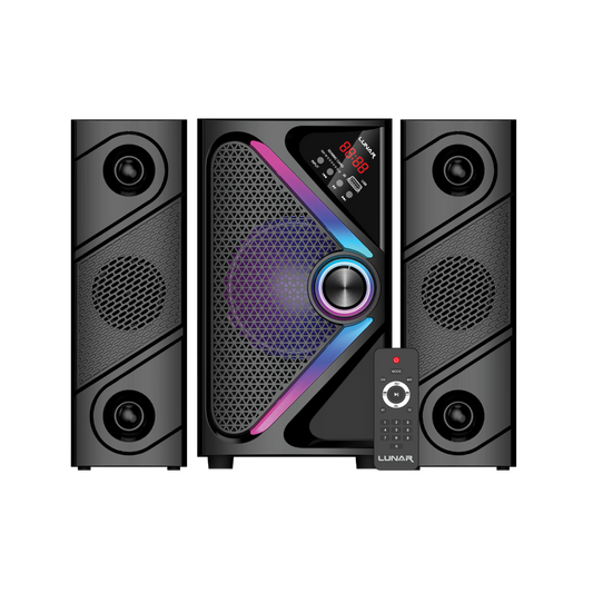 LUNAR - BLAST+ - 2.1 Speaker System With Bluetooth, USB & Remote Control
