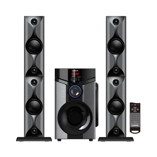 LUNAR - BEAT - 2.1 Speaker System With Bluetooth, USB & Remote Control