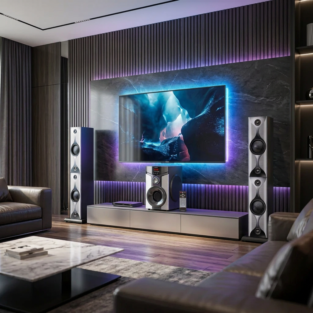 LUNAR - BEAT - 2.1 Speaker System With Bluetooth, USB & Remote Control