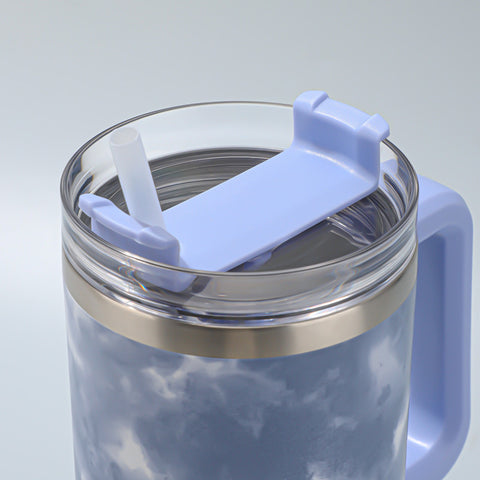 LUNAR - Tumbler - Stainless Steel Vacuum Tumbler with Straw - 40 oz