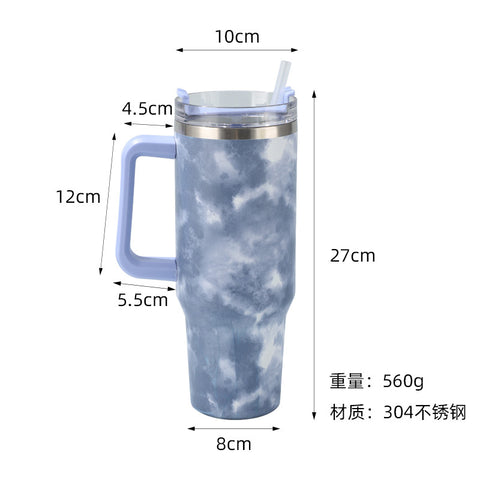 LUNAR - Tumbler - Stainless Steel Vacuum Tumbler with Straw - 40 oz