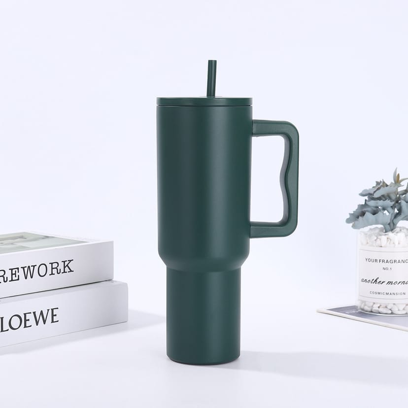 LUNAR - Tumbler - Stainless Steel Vacuum Tumbler with Straw - 40 oz