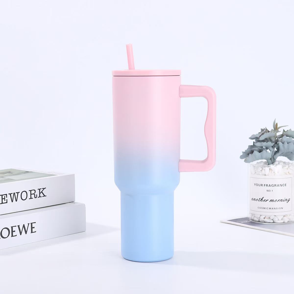 LUNAR - Tumbler - Stainless Steel Vacuum Tumbler with Straw - 40 oz
