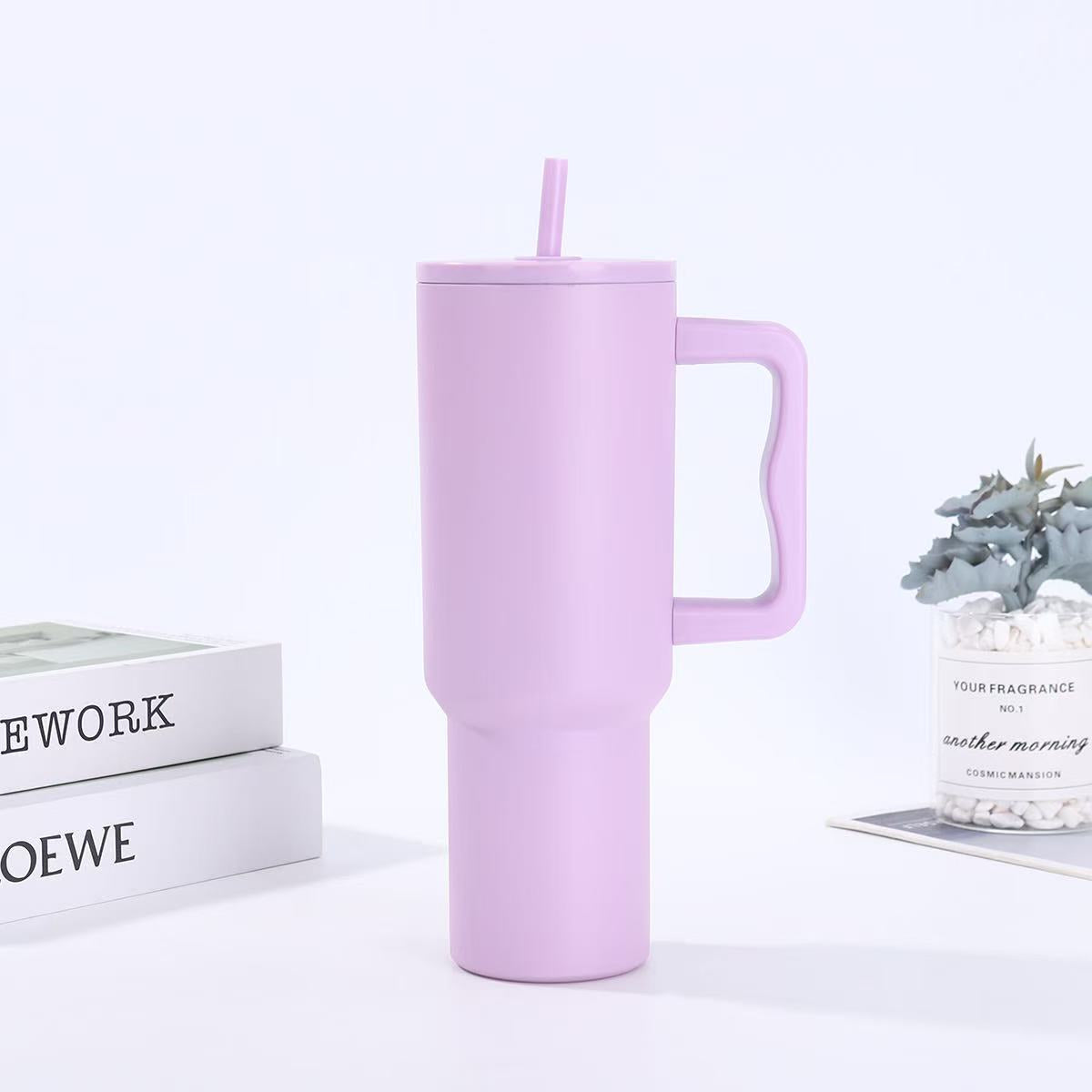 LUNAR - Tumbler - Stainless Steel Vacuum Tumbler with Straw - 40 oz