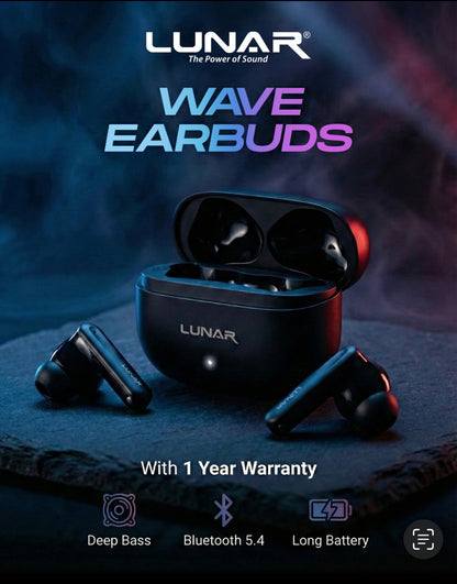 Lunar Wave Wireless Earbuds